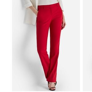 Red Columnist Dress Pants (Express)